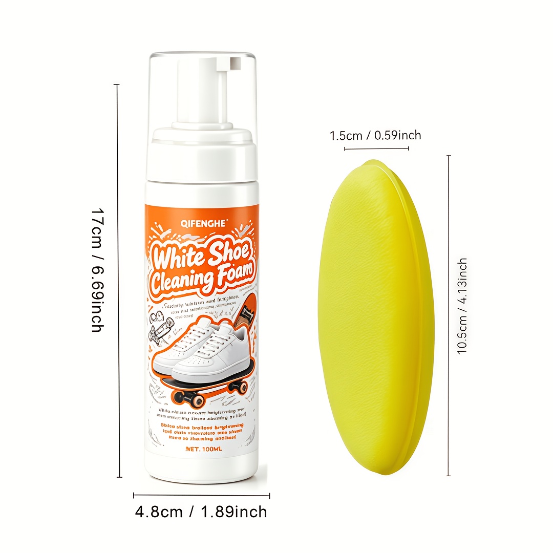 Portable No Rinse White Shoe C - The Sneaker Care 评论和价格