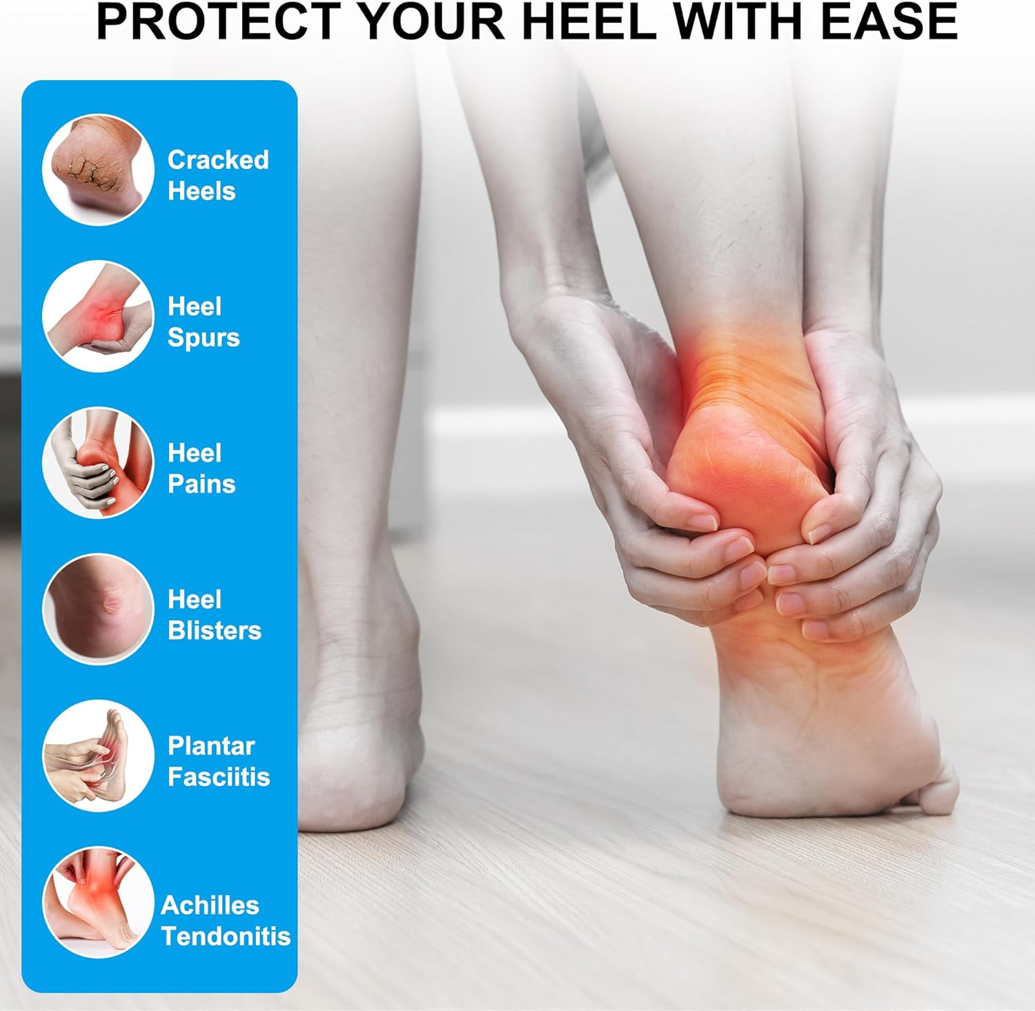Gel Heel Protector for Heel Pa - Shoe Polish Cream 评论和价格