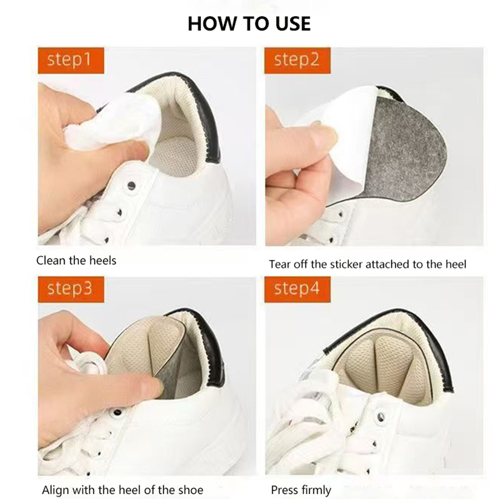 4Pairs Heel Grips Shoes Pads f - Heel Liner Grip 评论和价格